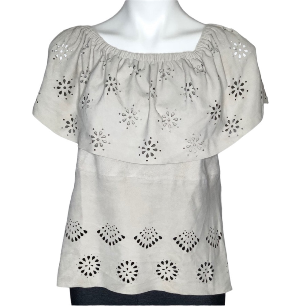 AS by DF leather top with cutouts small